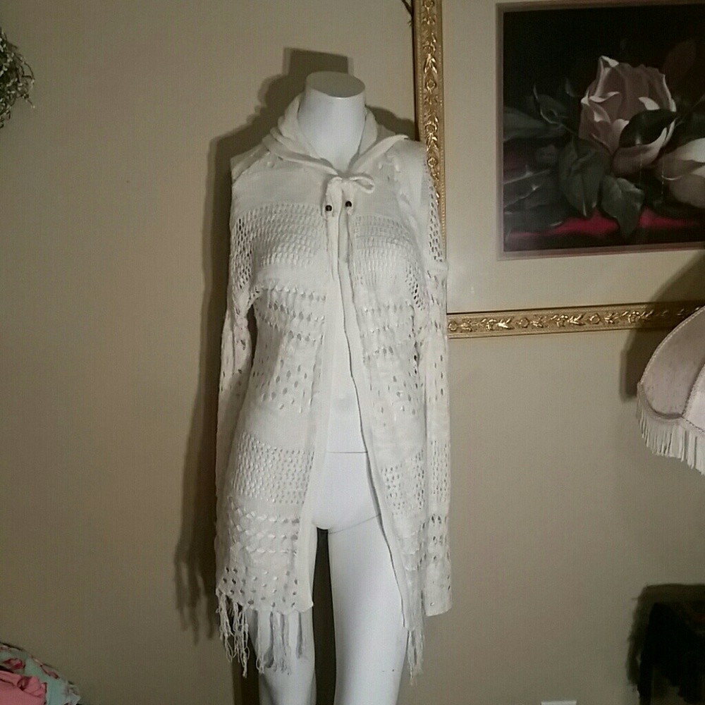A Beautiful White Sweater